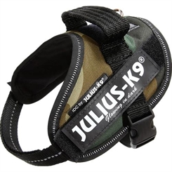 Julius - K9  IDC sele mini - 49-67cm - 7-15kg hund - Camouflage